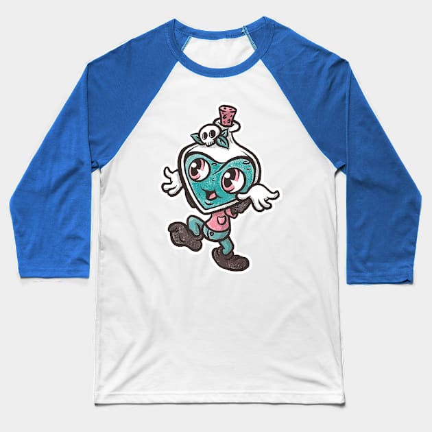 Cute Poison Baseball T-Shirt by BeataObscura